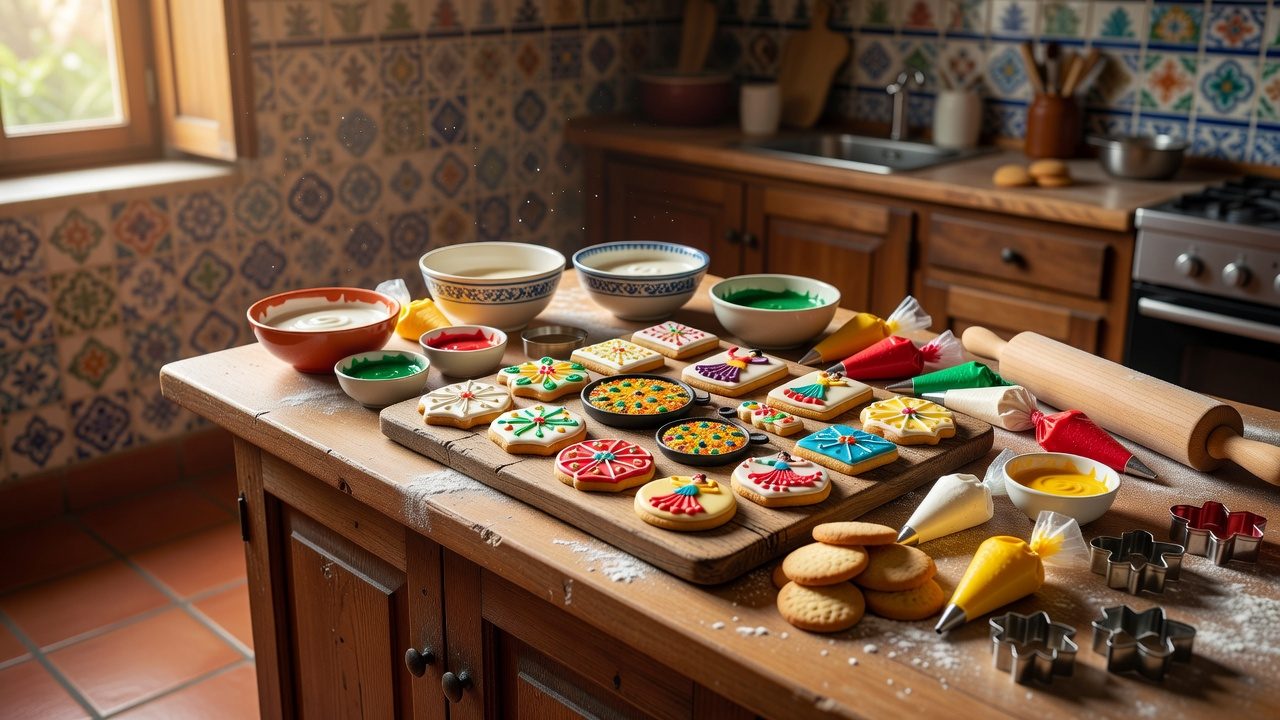 Galletas decoradas con glasa real: masa estable y consistencias perfectas