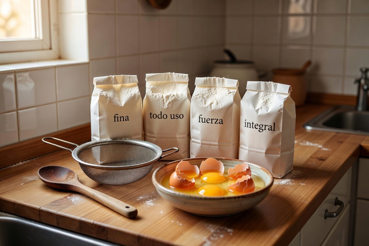 Tipos de harina para repostería que encontrarás en el supermercado