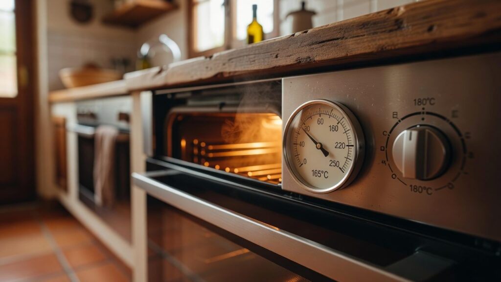 Temperatura horno casero